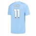 Billige Manchester City Jeremy Doku #11 Hjemmebane Fodboldtrøjer 2023-24 Kortærmet